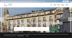 Desktop Screenshot of hostalzamora.com