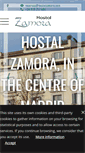 Mobile Screenshot of hostalzamora.com